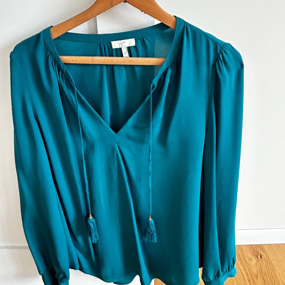 Joie Brand Tassle Blouse Size M